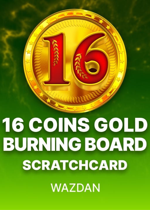 16 Coins Gold Burning Board Scratchcard