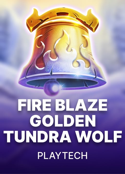 Fire Blaze Golden Tundra Wolf